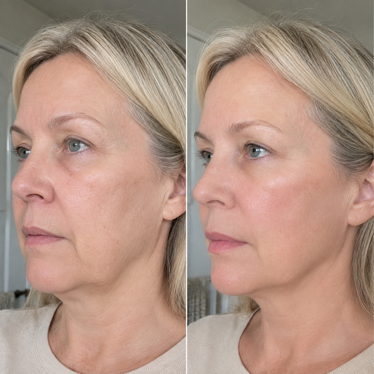 Customer before and after, day 1 and day 30