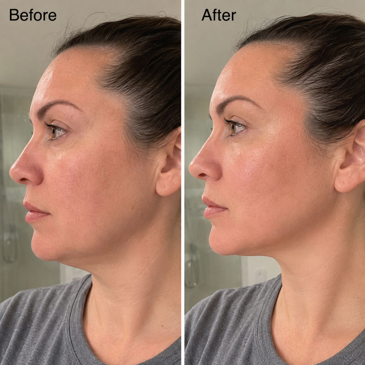 Customer before and after, day 1 and day 30